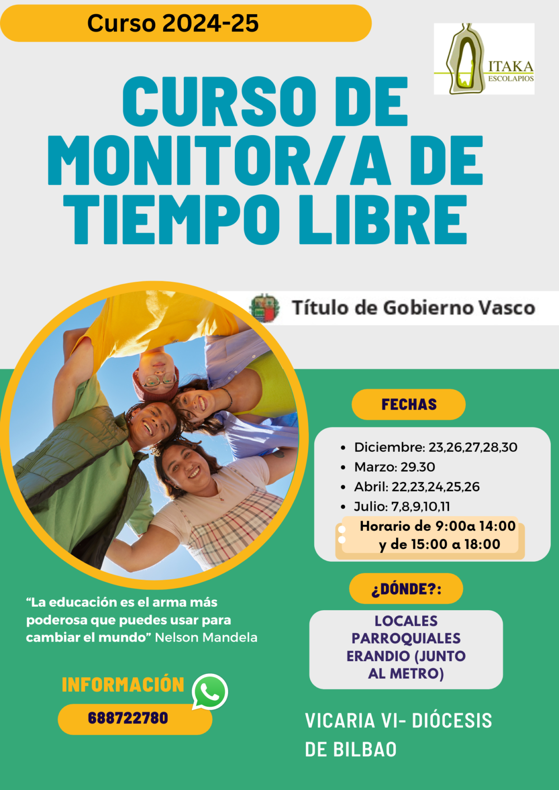 Curso Monitorado Tiempo Libre-